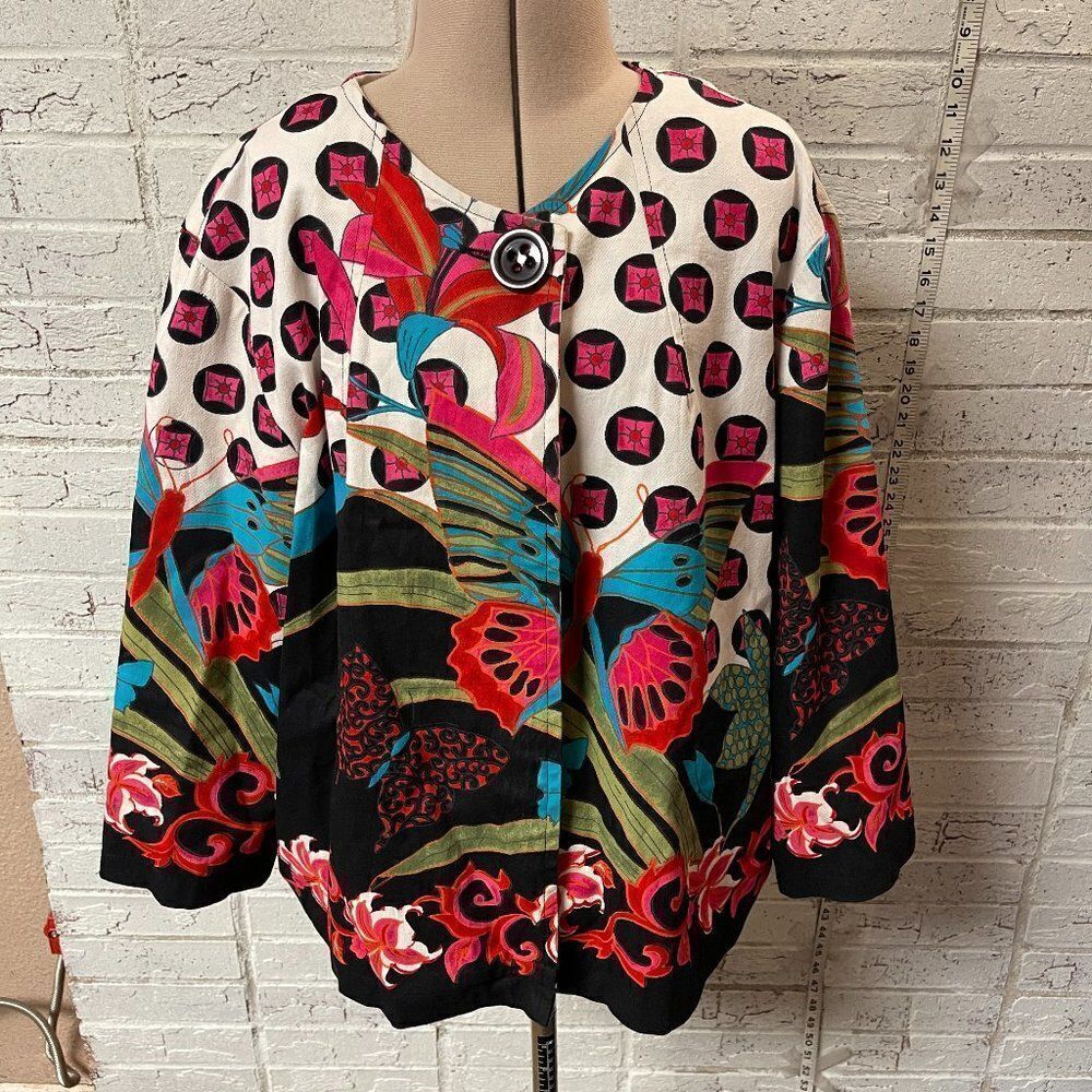 Units Pink Floral Spring Blazer XL
